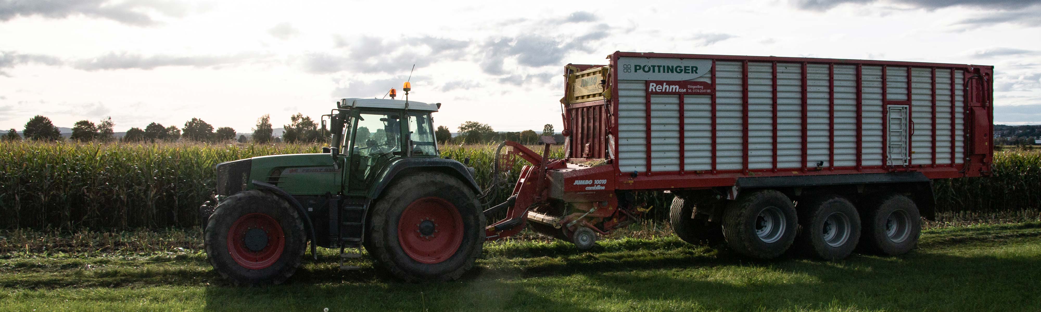 Vom ersten bis zum letzten Schnitt - Gere Transporte Grasbergung